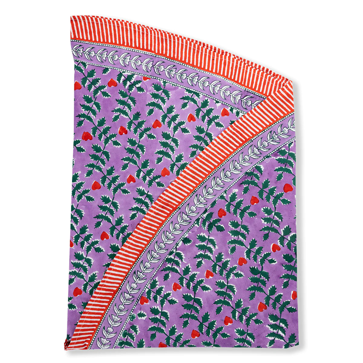 Festive 86" Purple Round Tablecloth