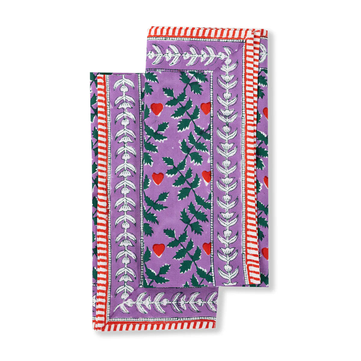 Festive Purple Tea Towels (Set of 2)