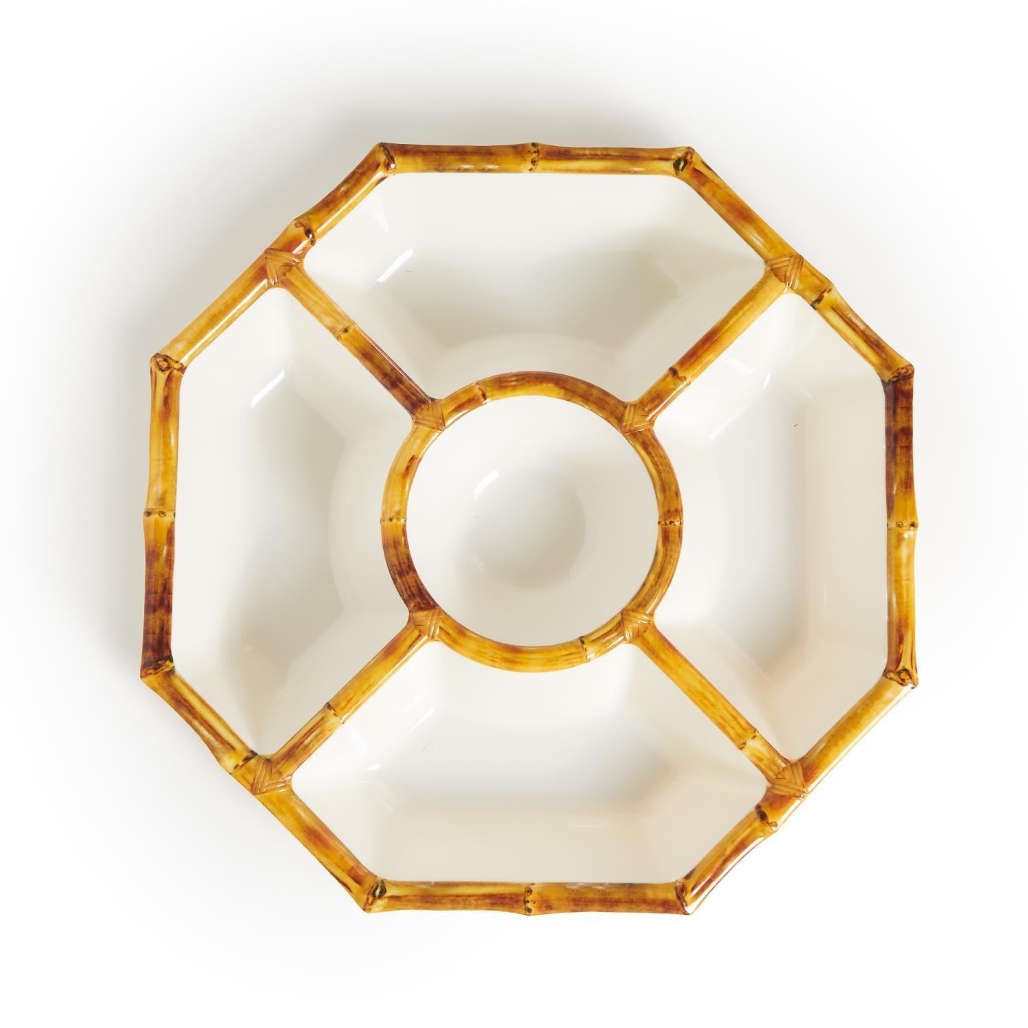 Bamboo Chip & Dip Bowl