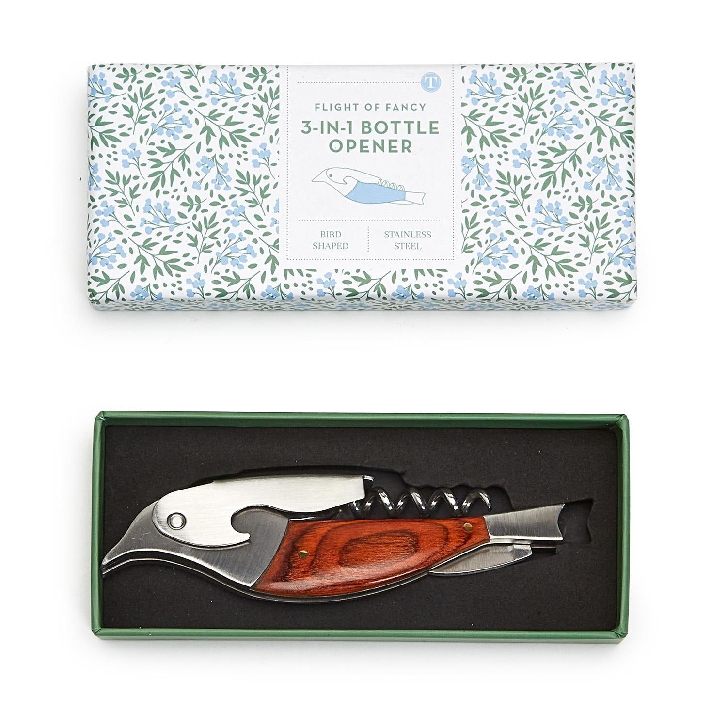 Flight of Fancy 3-in-1 Bottle Opener