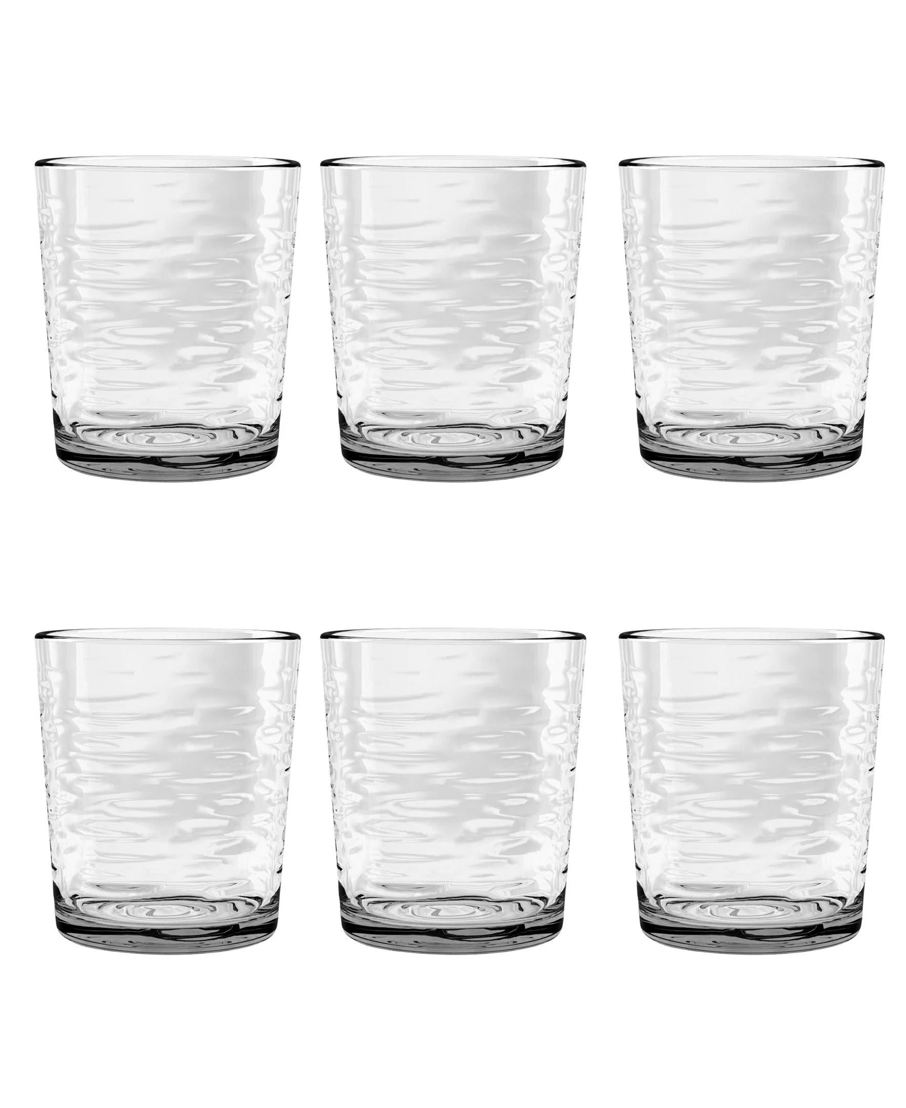 Etched Acrylic Glass  (Set of 6)