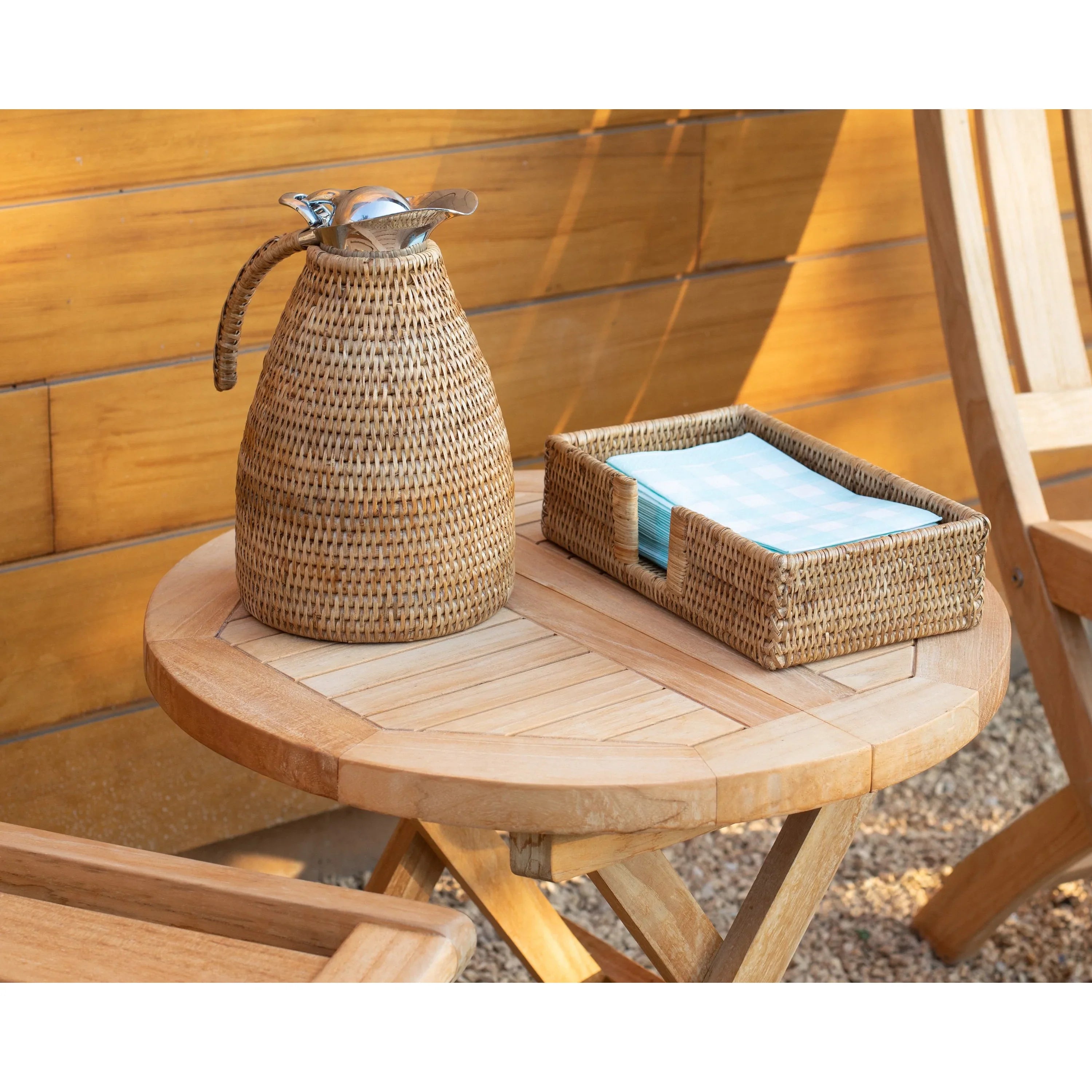 Insulated Rattan Carafe