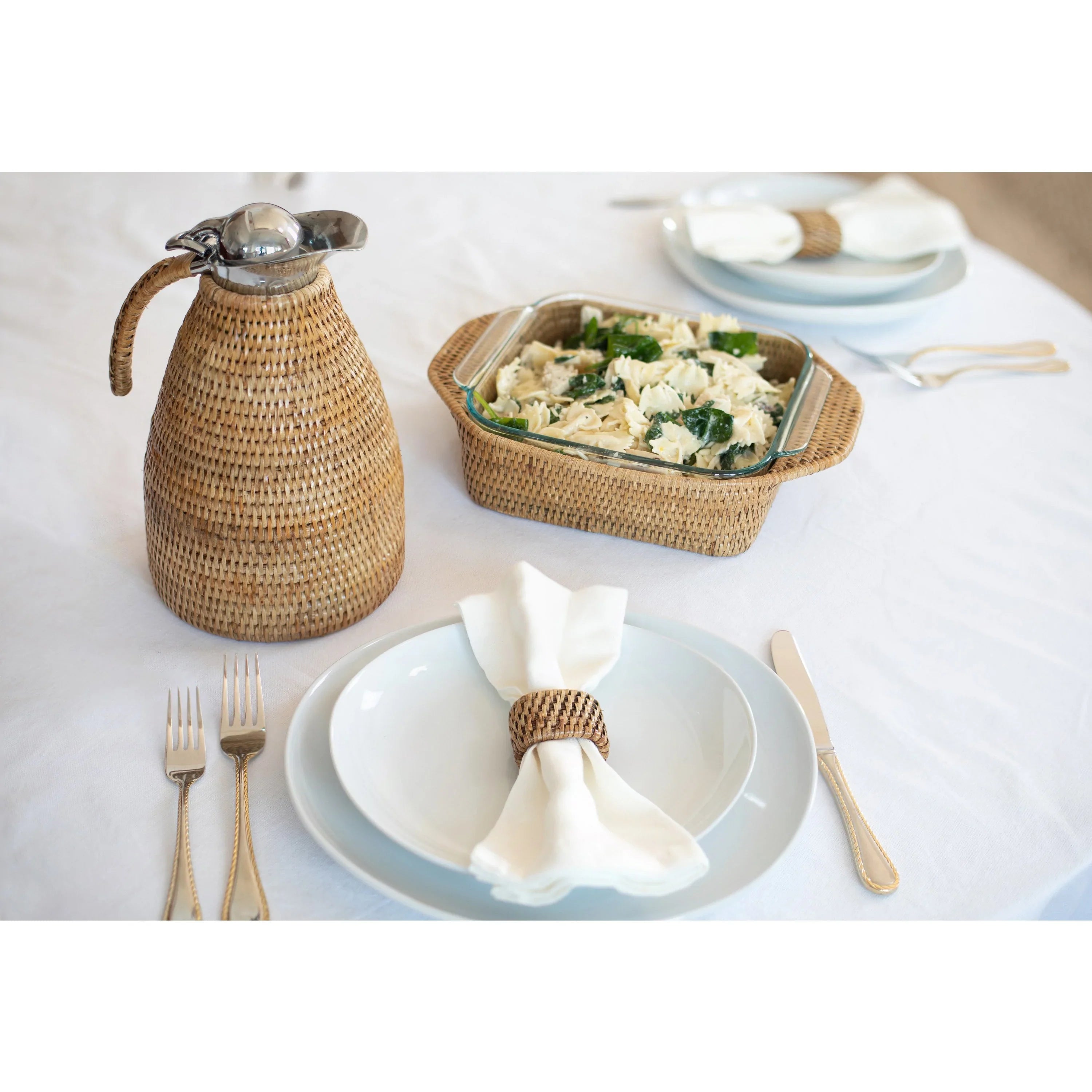 Insulated Rattan Carafe