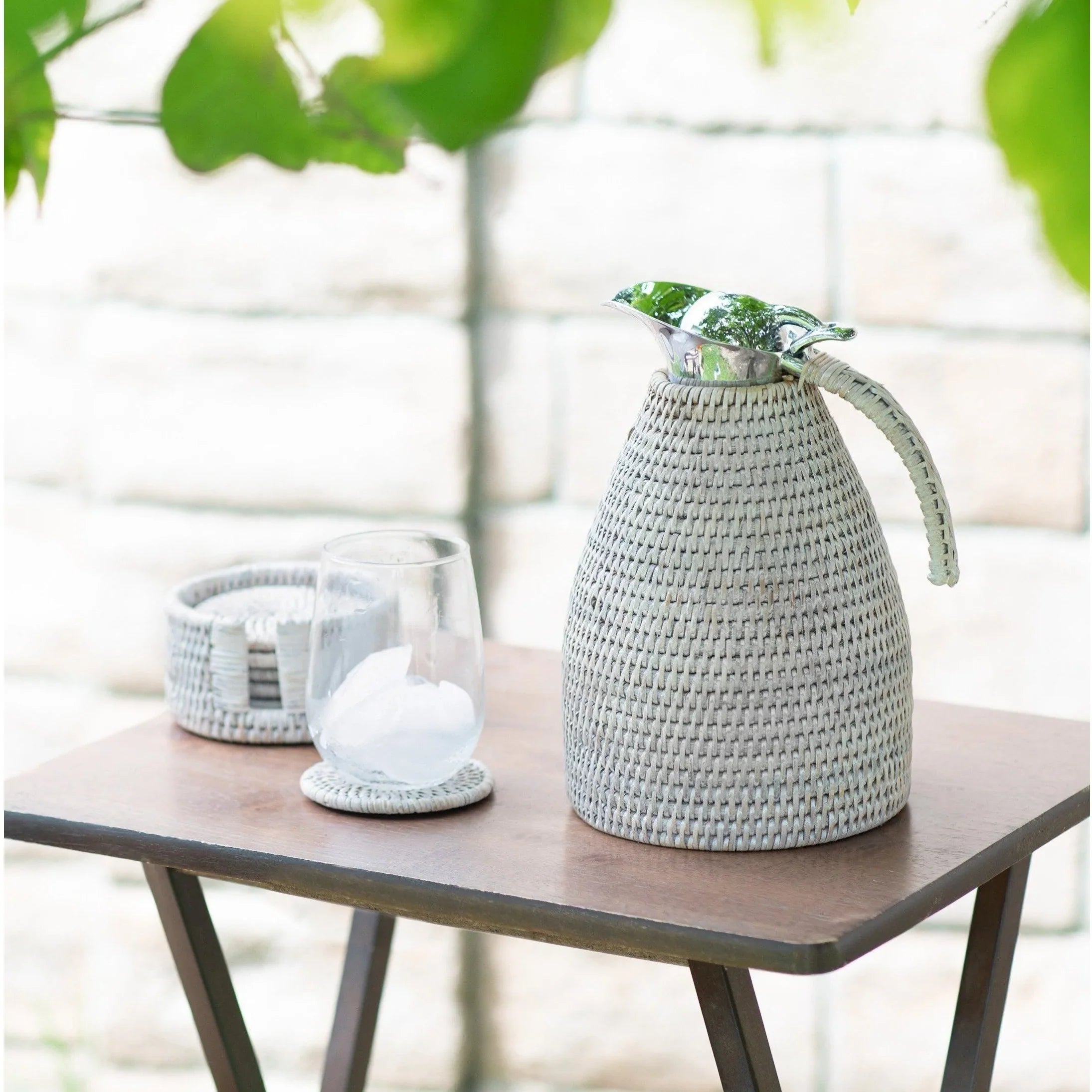 Insulated Rattan Carafe