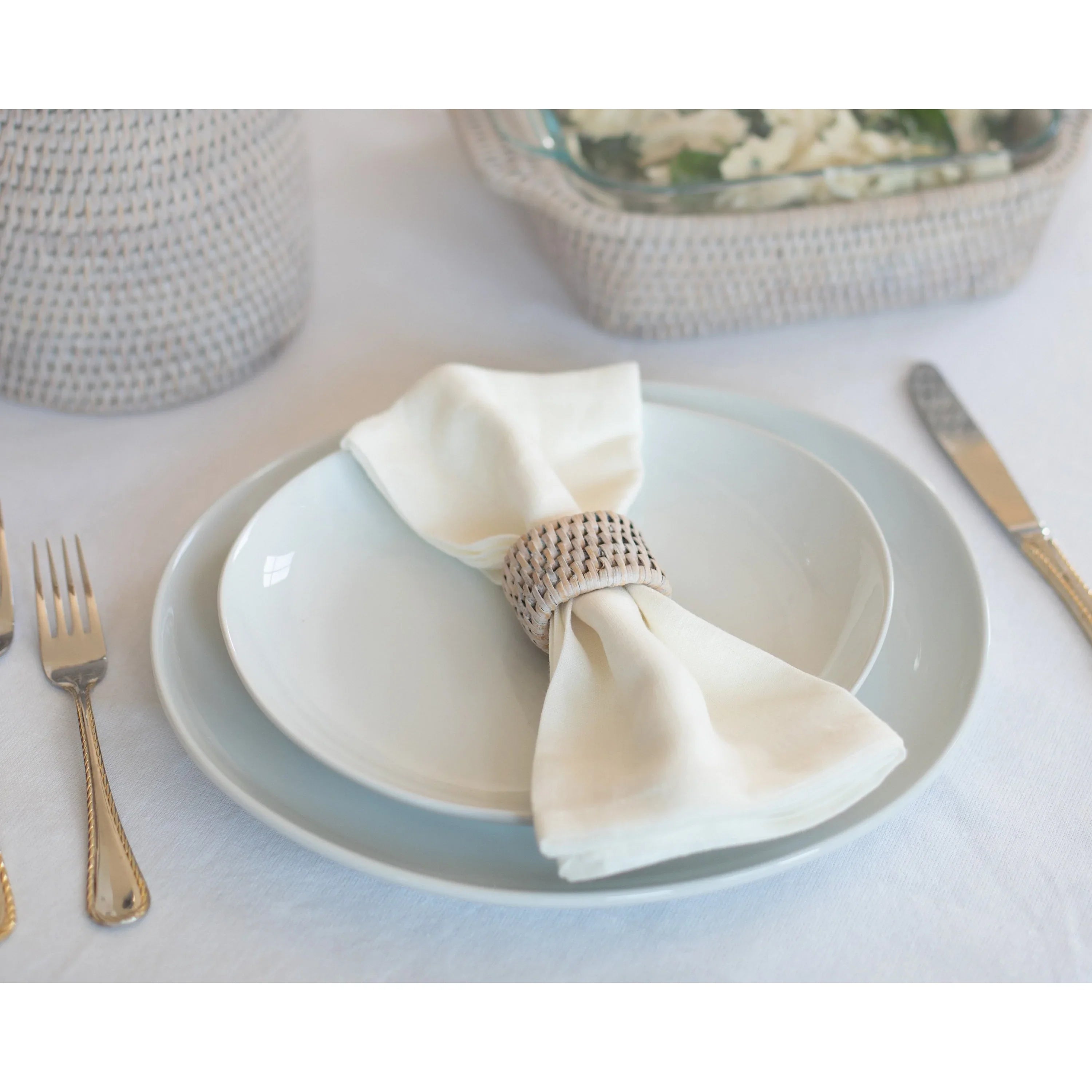 Oval Napkin Rings (Set of 4)