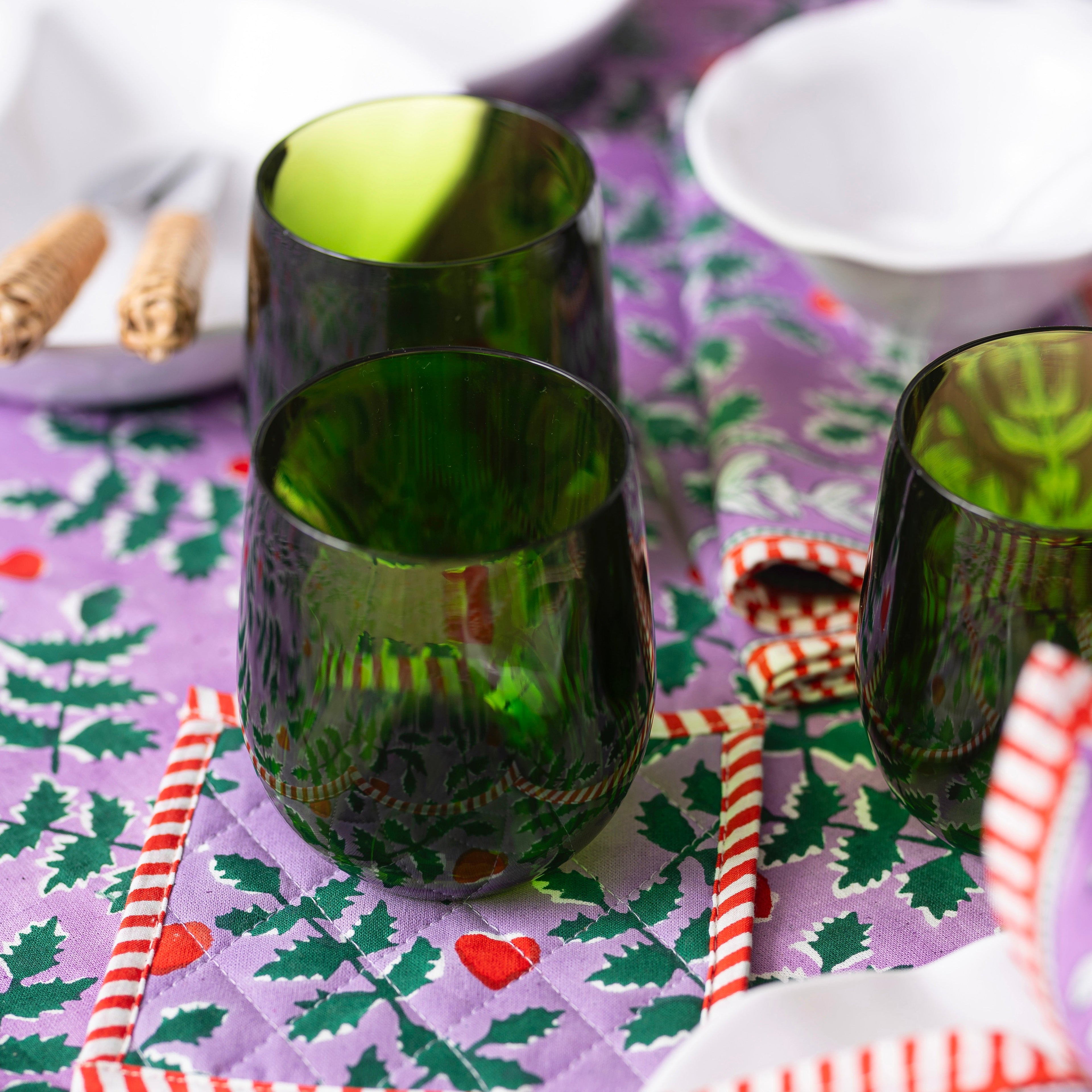 Emerald Acrylic Wine Glass (Set of 4)
