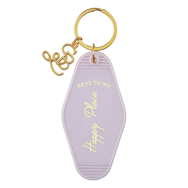 Happy Motel Key Tag