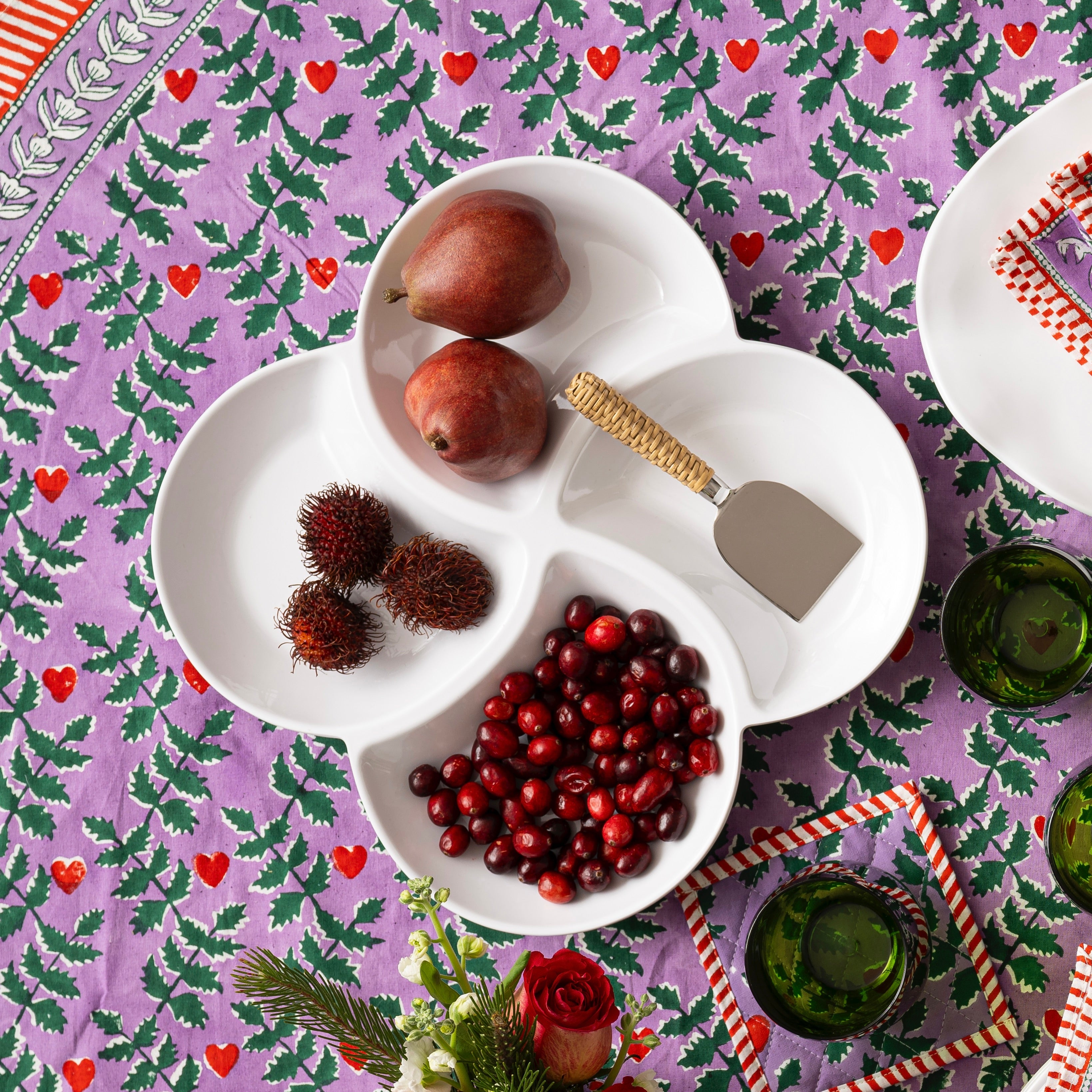 Clover Serving Platter