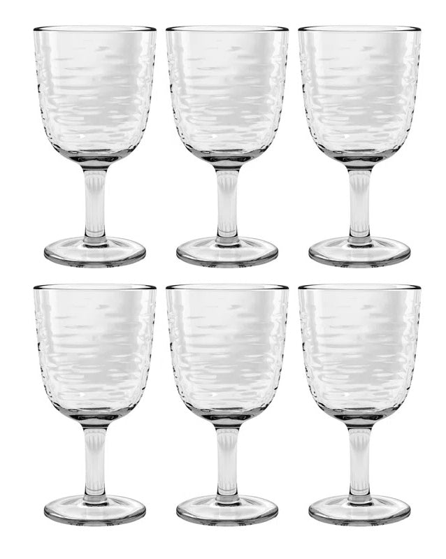 Etched Acrylic Goblet  (Set of 6)