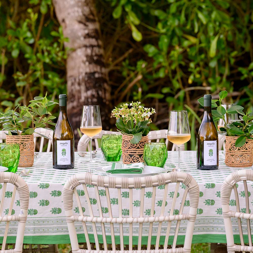 Chardonnay Round Tablecloth