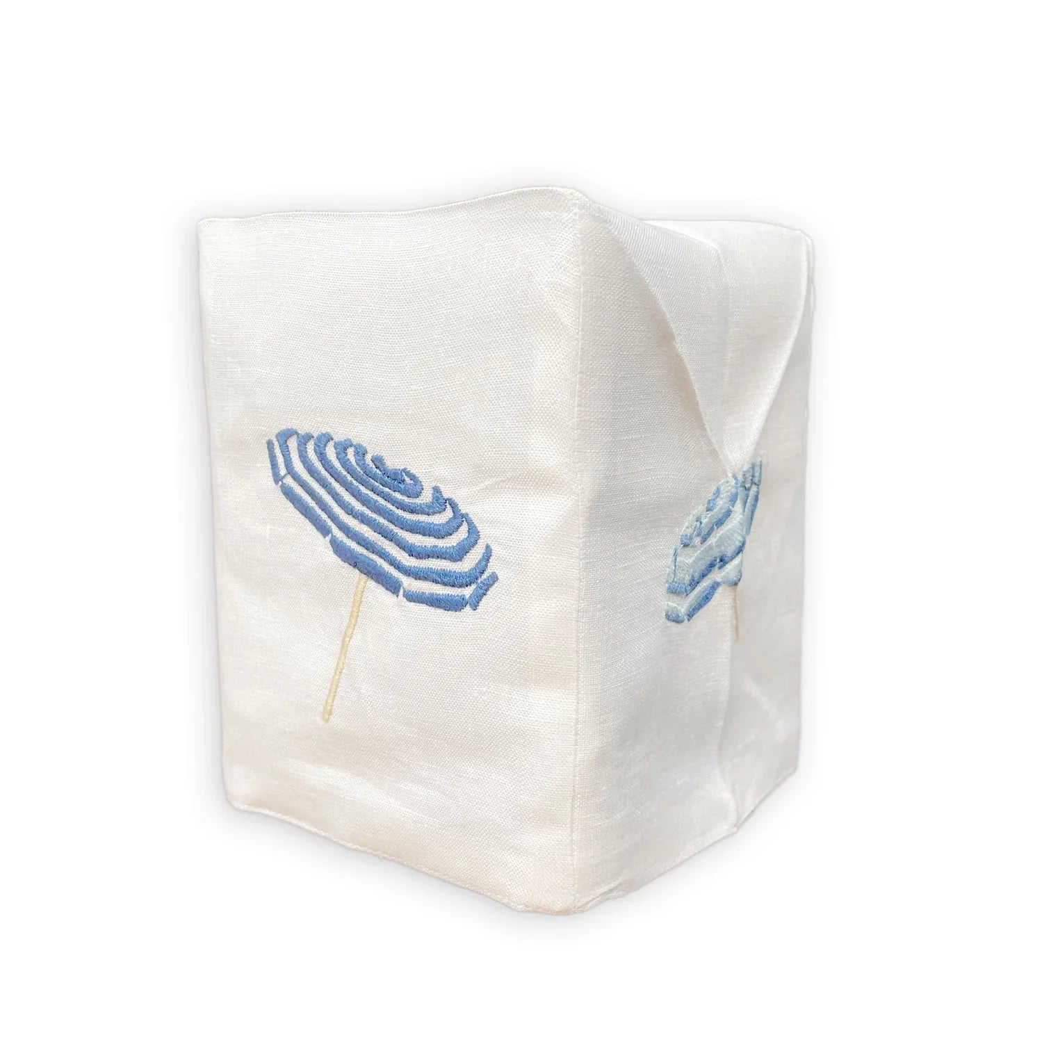 Beach Umbrella, Tissue Box Cover (Blue)