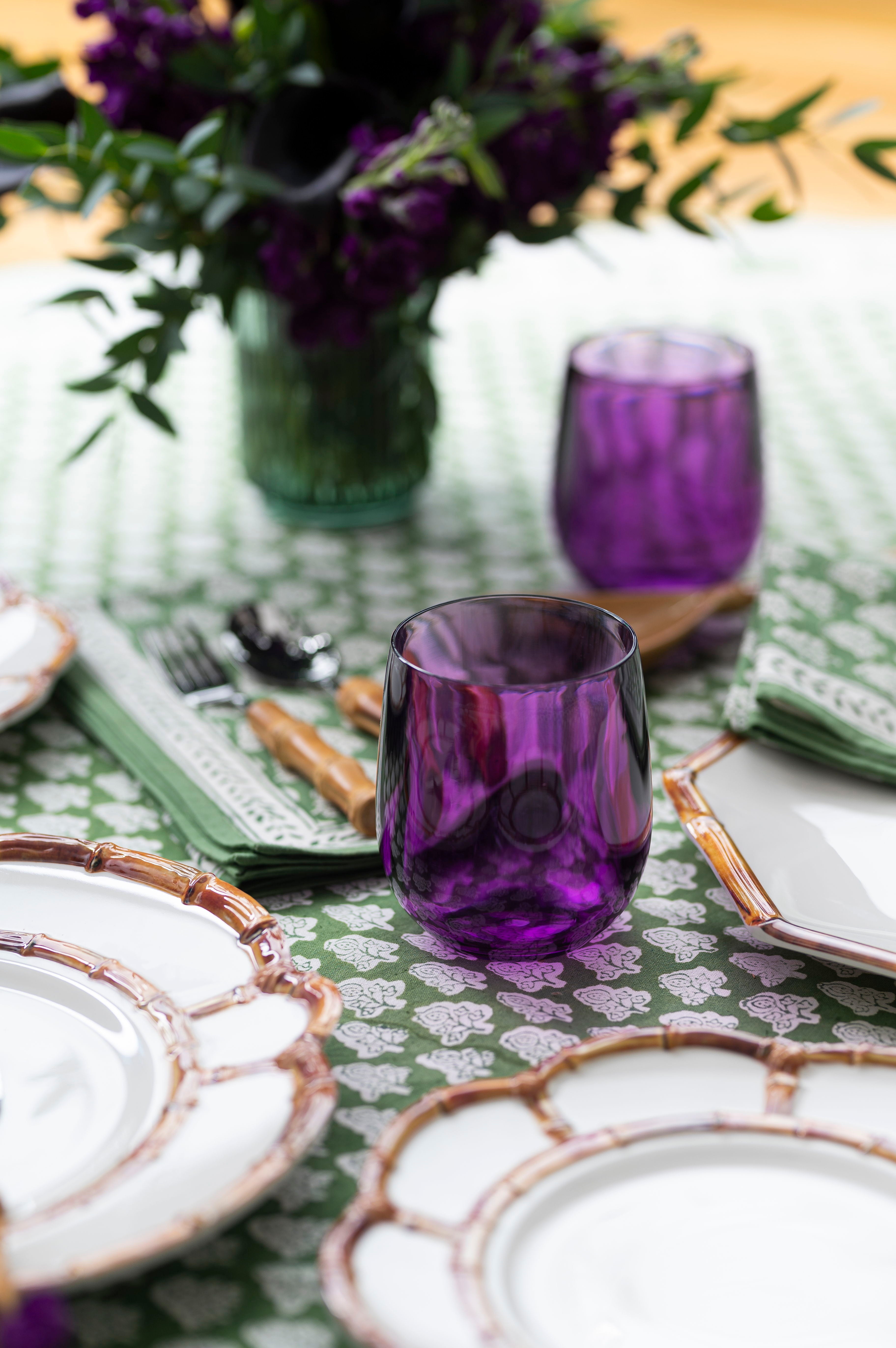 Amethyst Acrylic Wine Glass (Set of 4)