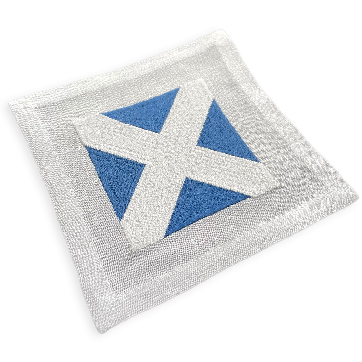 Flags, Linen Cocktail Napkins (Set of 4)