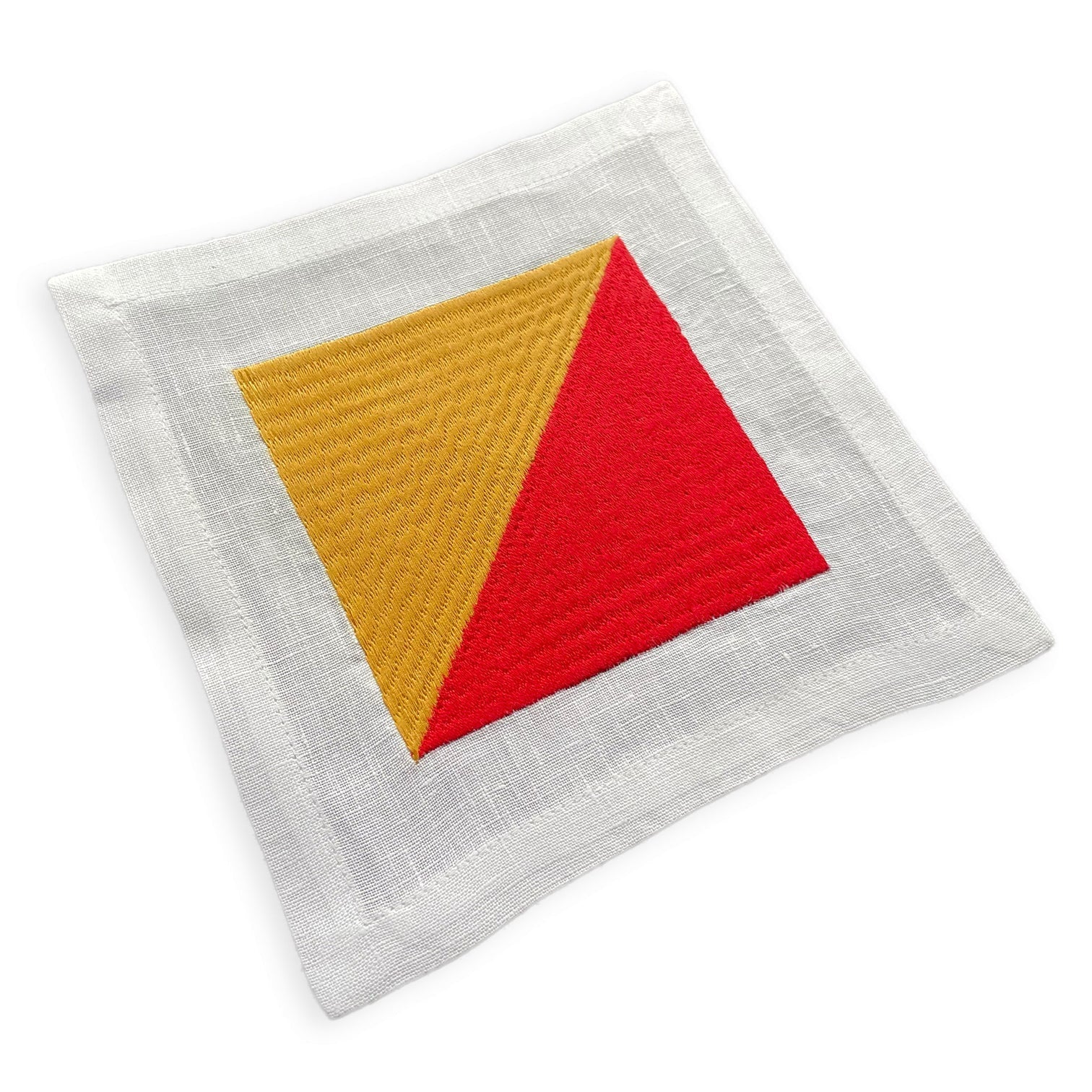 Flags, Linen Cocktail Napkins (Set of 4)