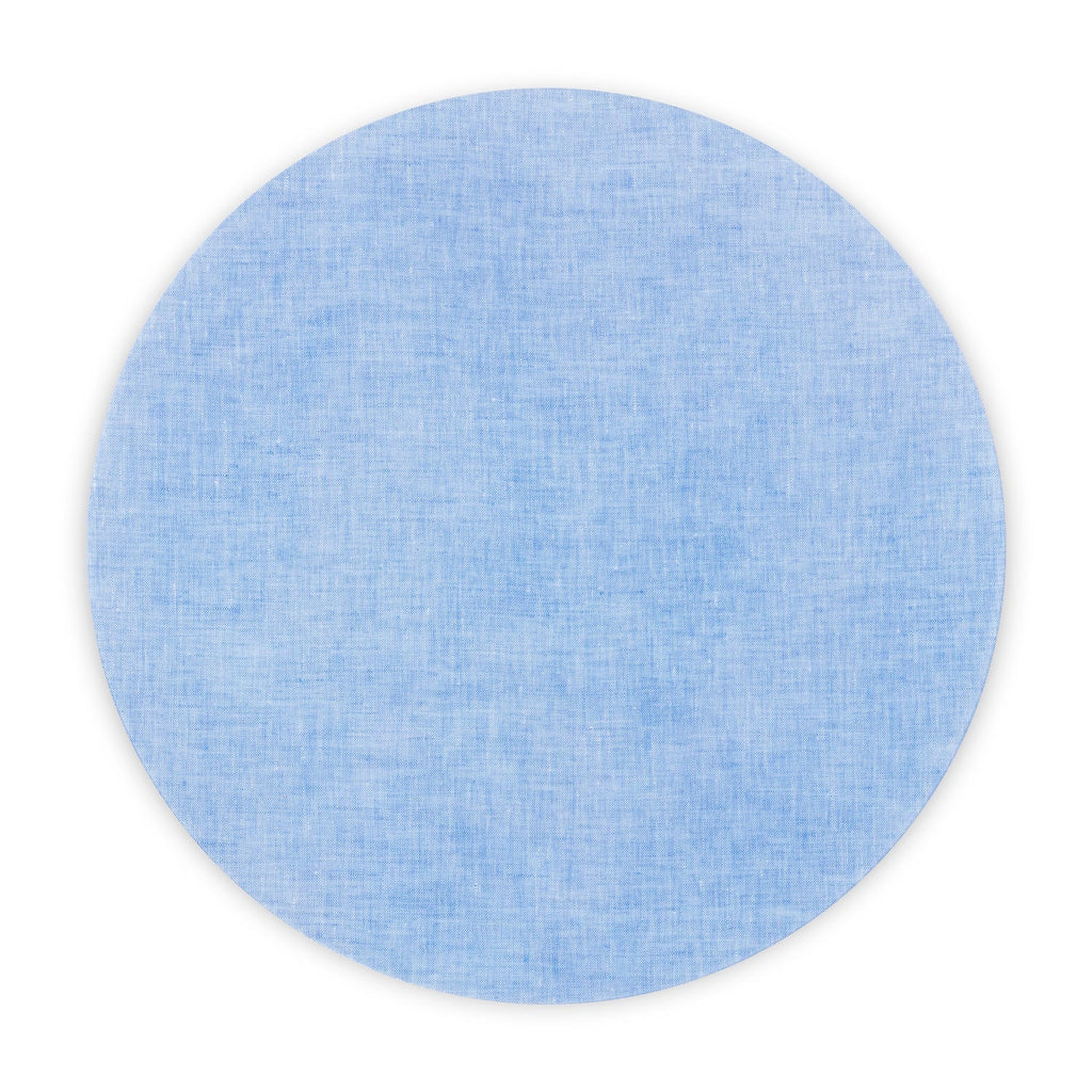 Blue Chambray Acrylic Placemats (Set of 4)