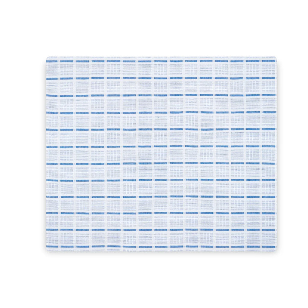 Blue Check Acrylic Placemats (Set of 4)